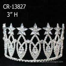 Clear Stone Star King Pageant Crown